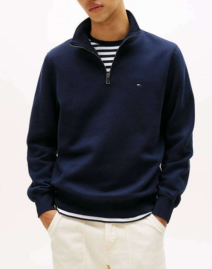 Tommy Hilfiger Essential Half-Zip Navy Fleece