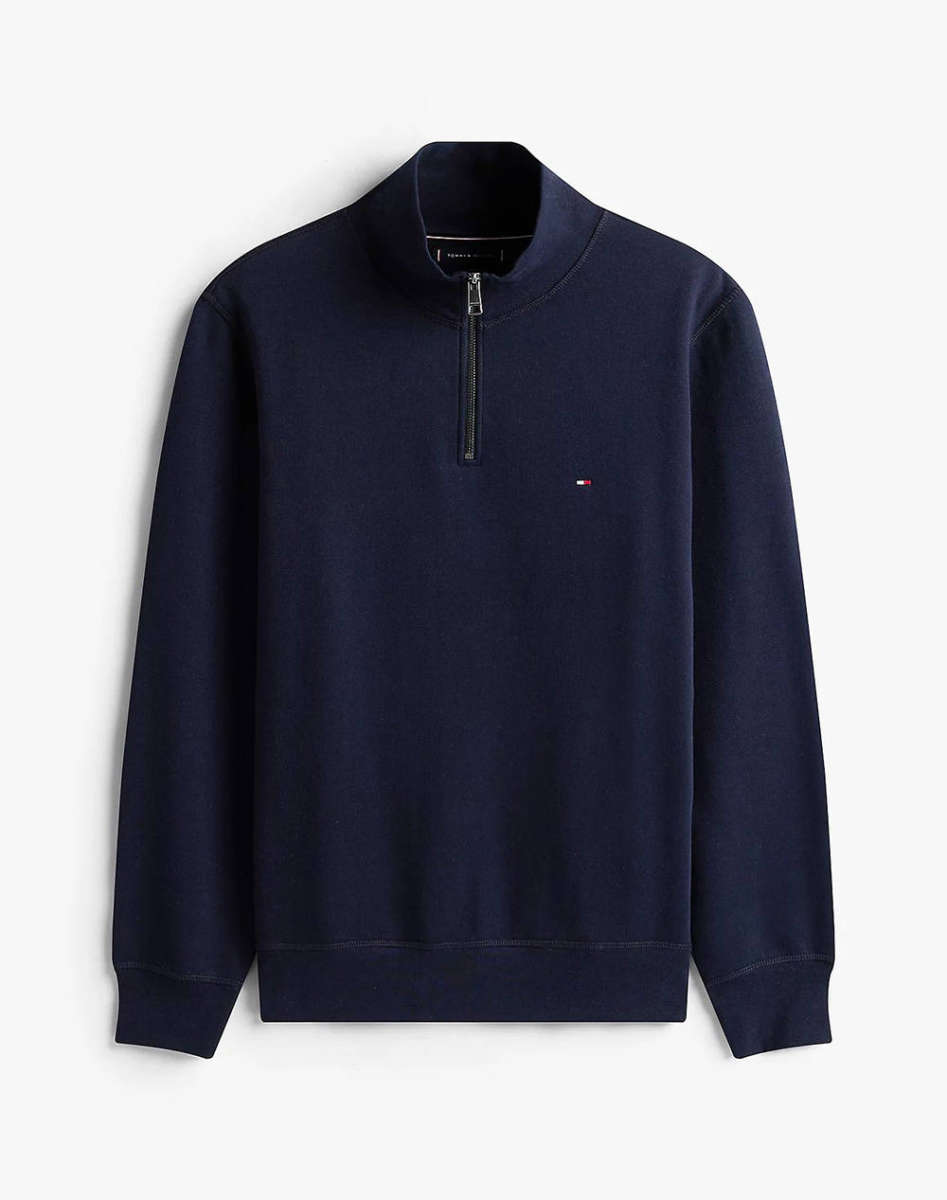 Tommy Hilfiger Essential Half-Zip Navy Fleece