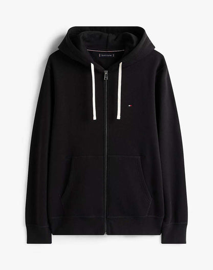 Tommy Hilfiger Essential Black Fleece Zip Through