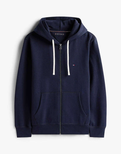 Tommy Hilfiger Essential Navy Fleece Zip Through