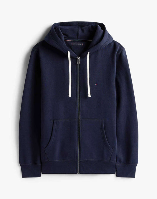 Tommy Hilfiger Essential Navy Fleece Zip Through