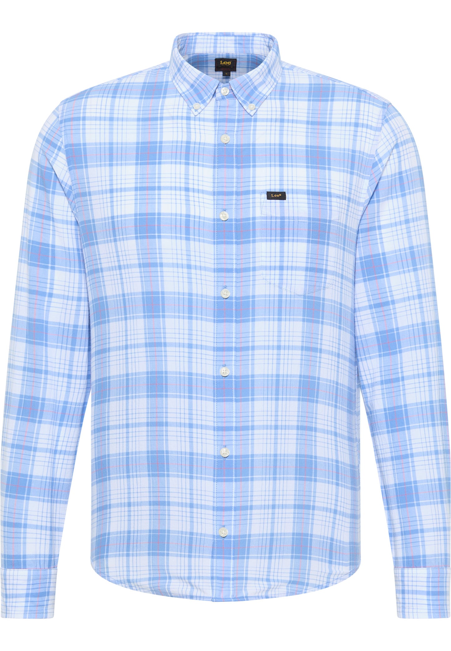 Lee Button Down Long-Sleeved Prep Blue Shirt