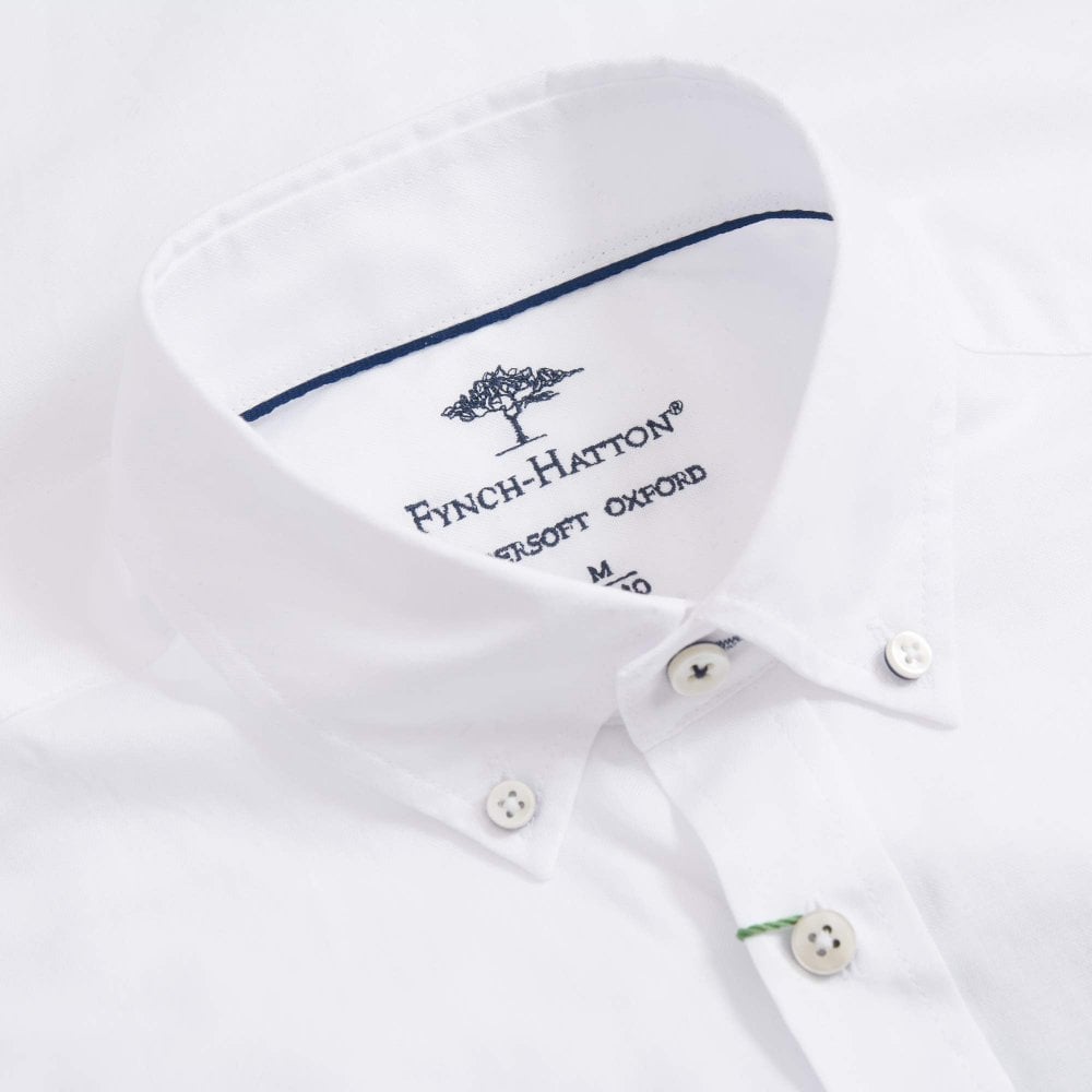 Fynch-Hatton Supersoft White Cotton Oxford