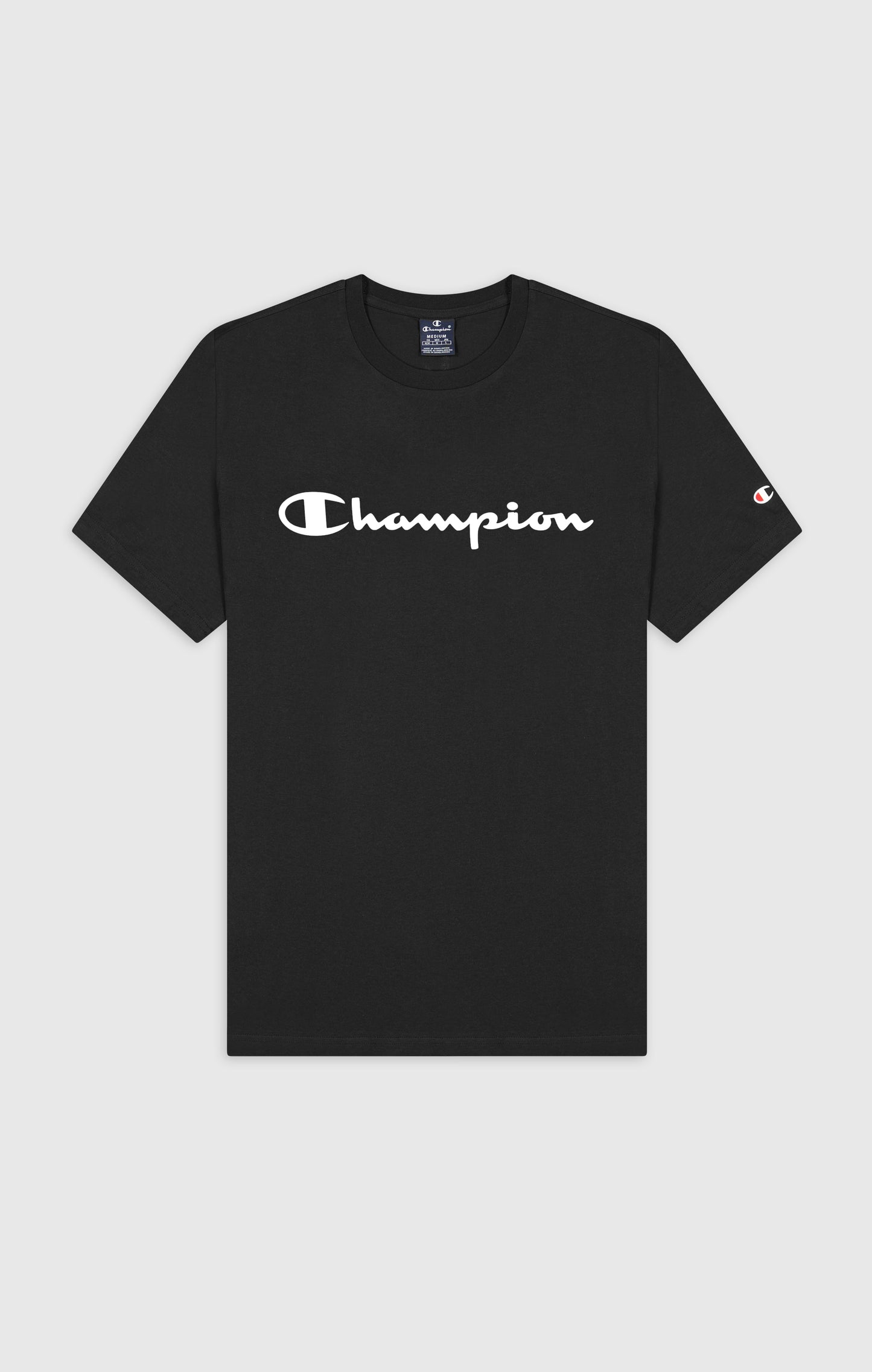 Champion American Classics Black Crewneck T-Shirt