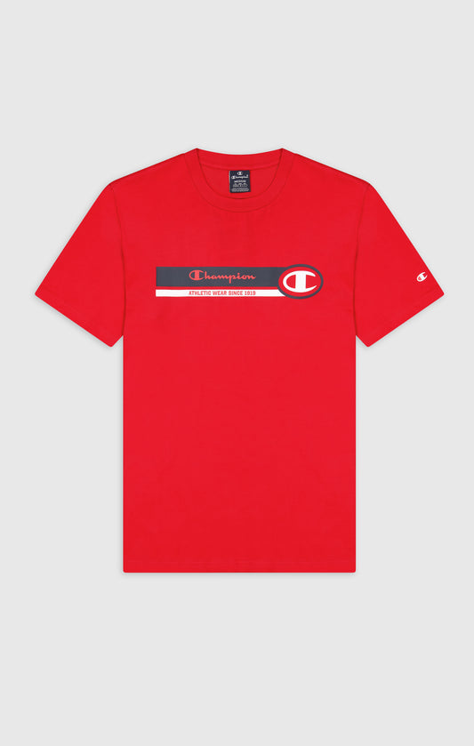 Champion Graphic Shop Authentic Red Crewneck T-Shirt