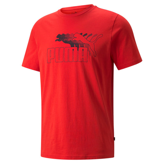 Puma No.1 Logo Graphic T-Shirt Red