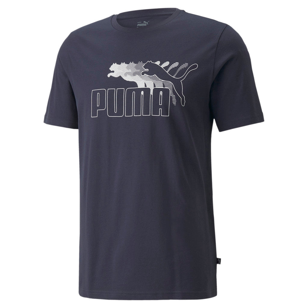 Puma No.1 Logo Graphic T-Shirt Peacoat