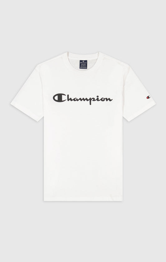 Champion American Tape White Crewneck T-Shirt