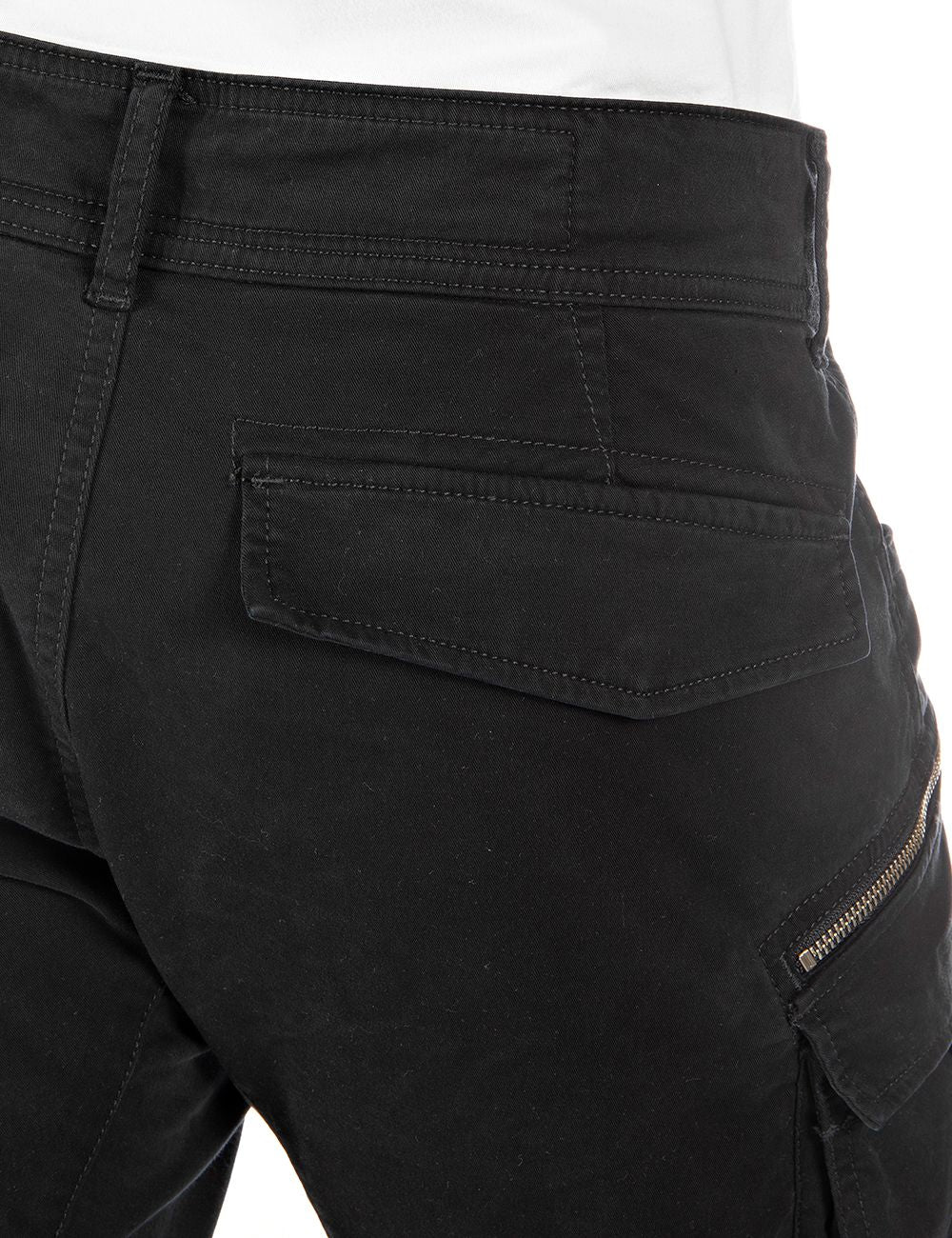 Joe Replay – Cargo Trousers Σαράφης Black